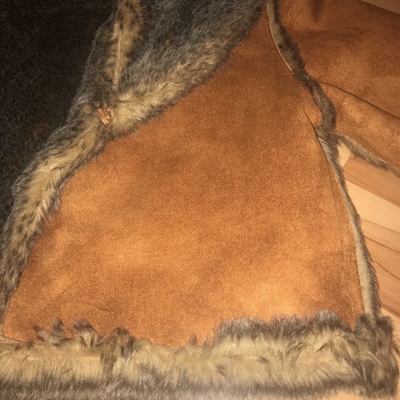 Vintage cropped suede jacket - Picture 2 of 4